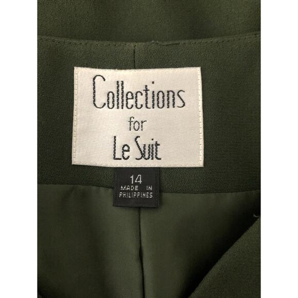 Collections For Le Suit Women Jacket 4 Buttons Front Office Siren Preppy Sz 14 - Picture 5 of 9